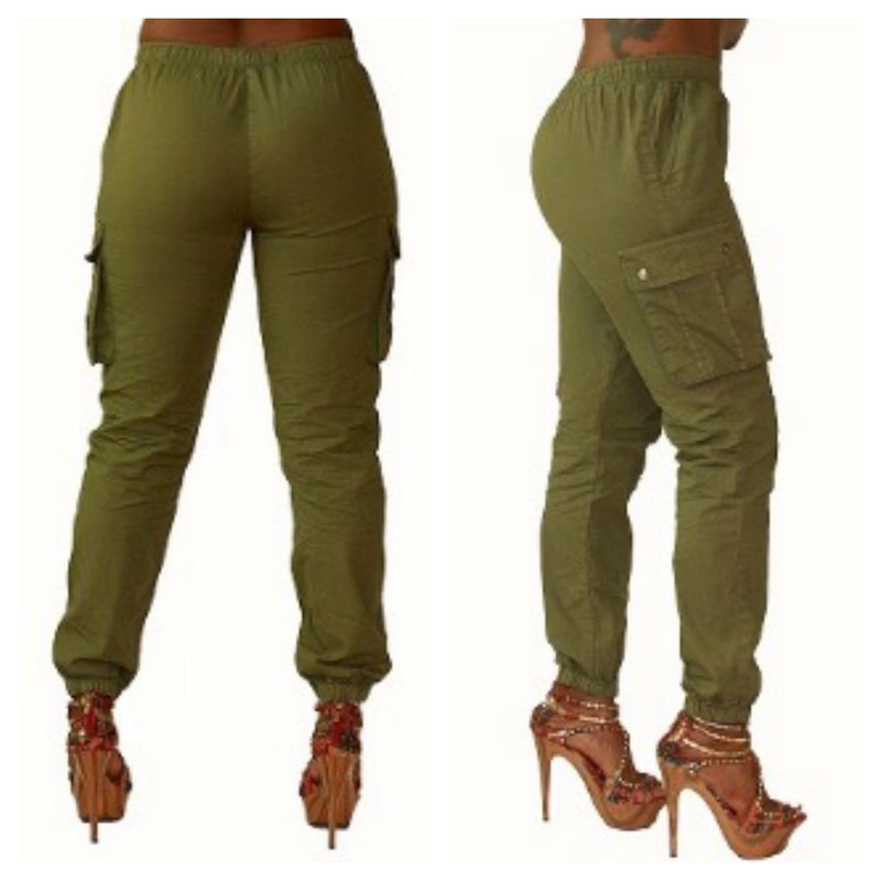 Khaki  Cargo Trouser